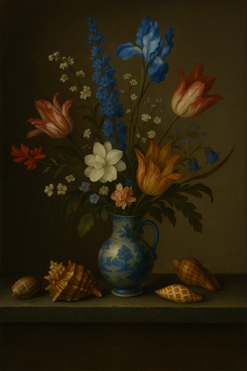 Turquoise Vase Dimensional Opulent