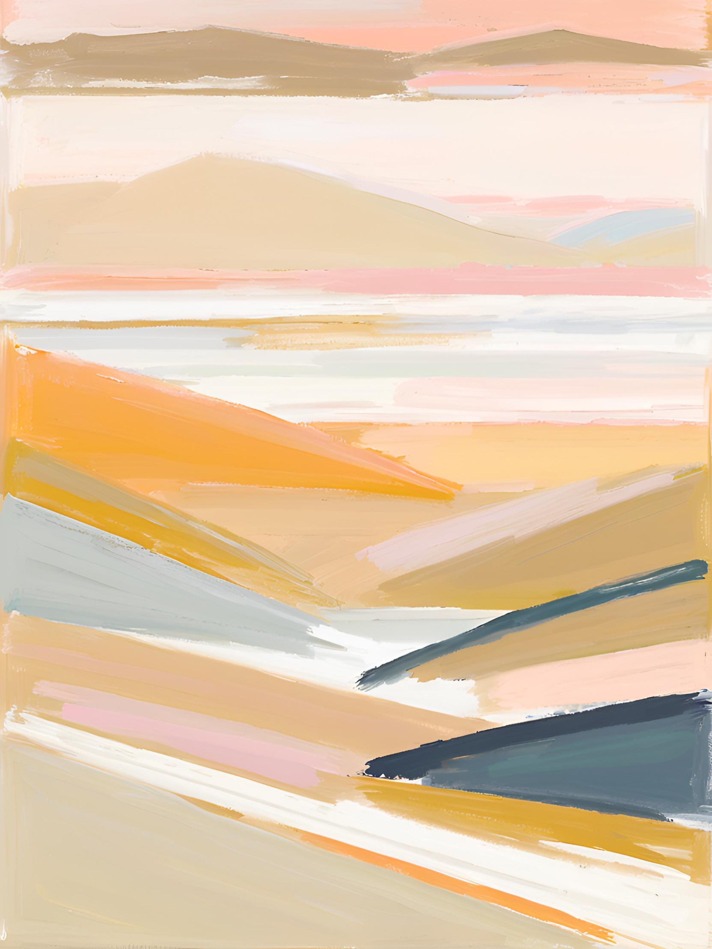 Teal Horizon Moderne Sereniteit