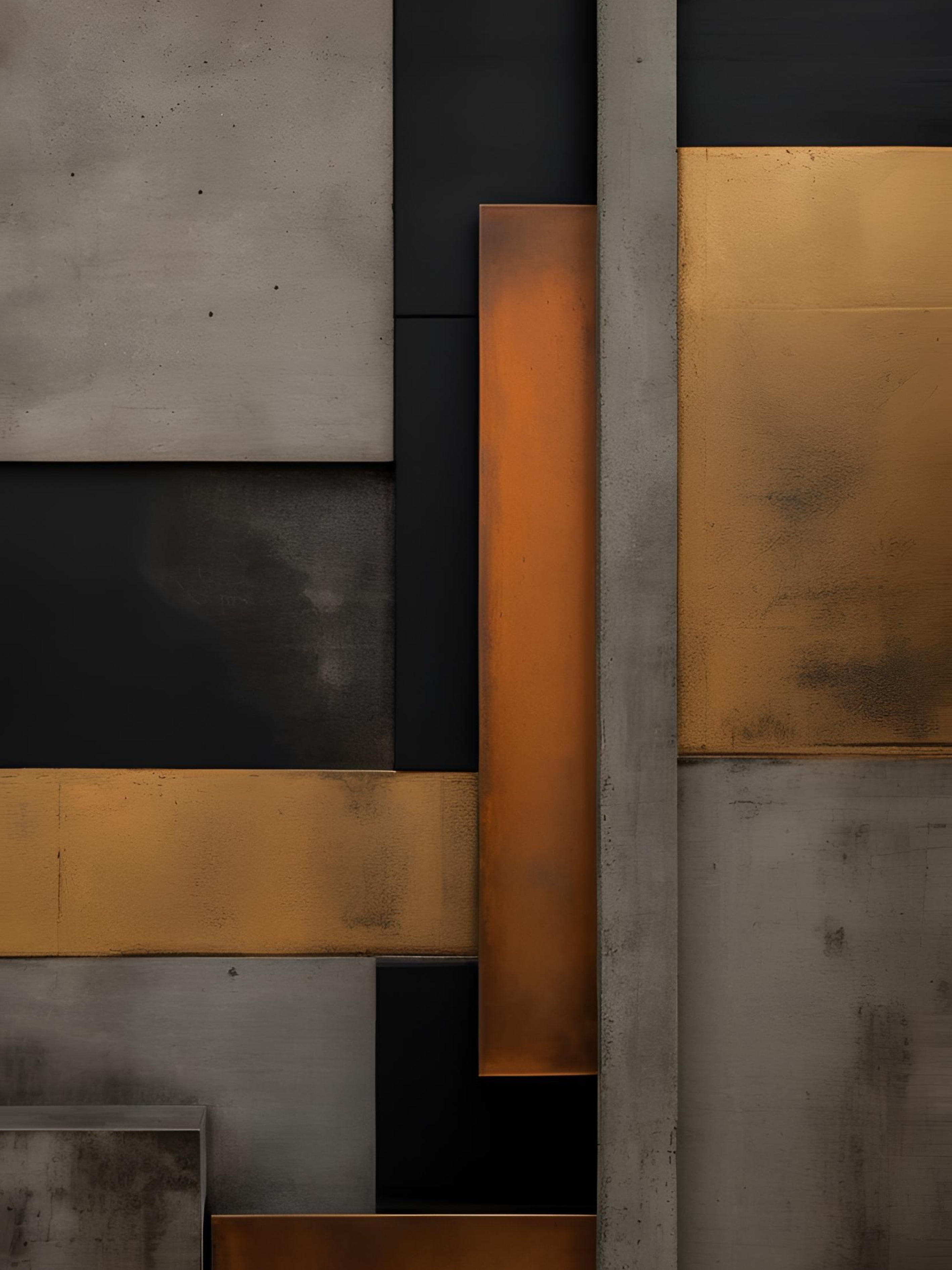Gouden diepten Moderne sereniteit
