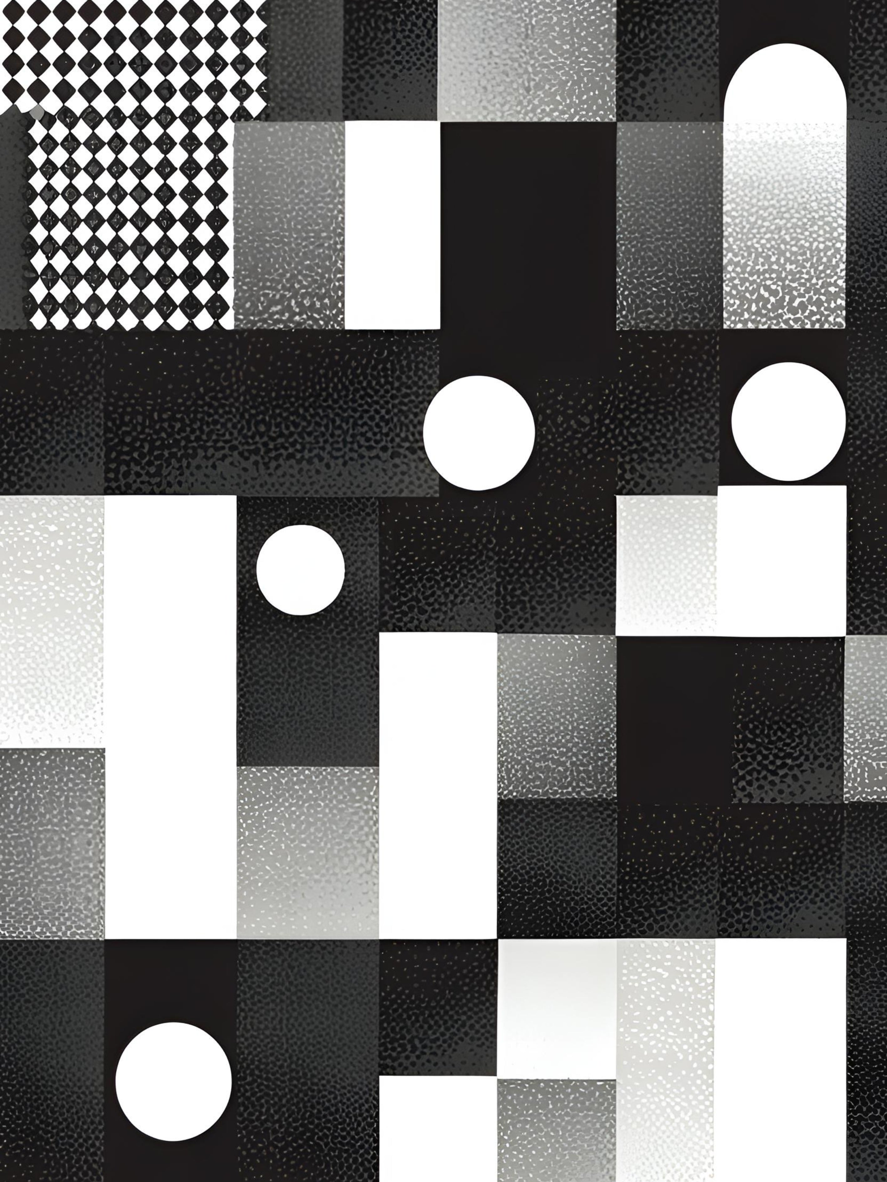 Monochroom Kalm Abstract Harmonisch