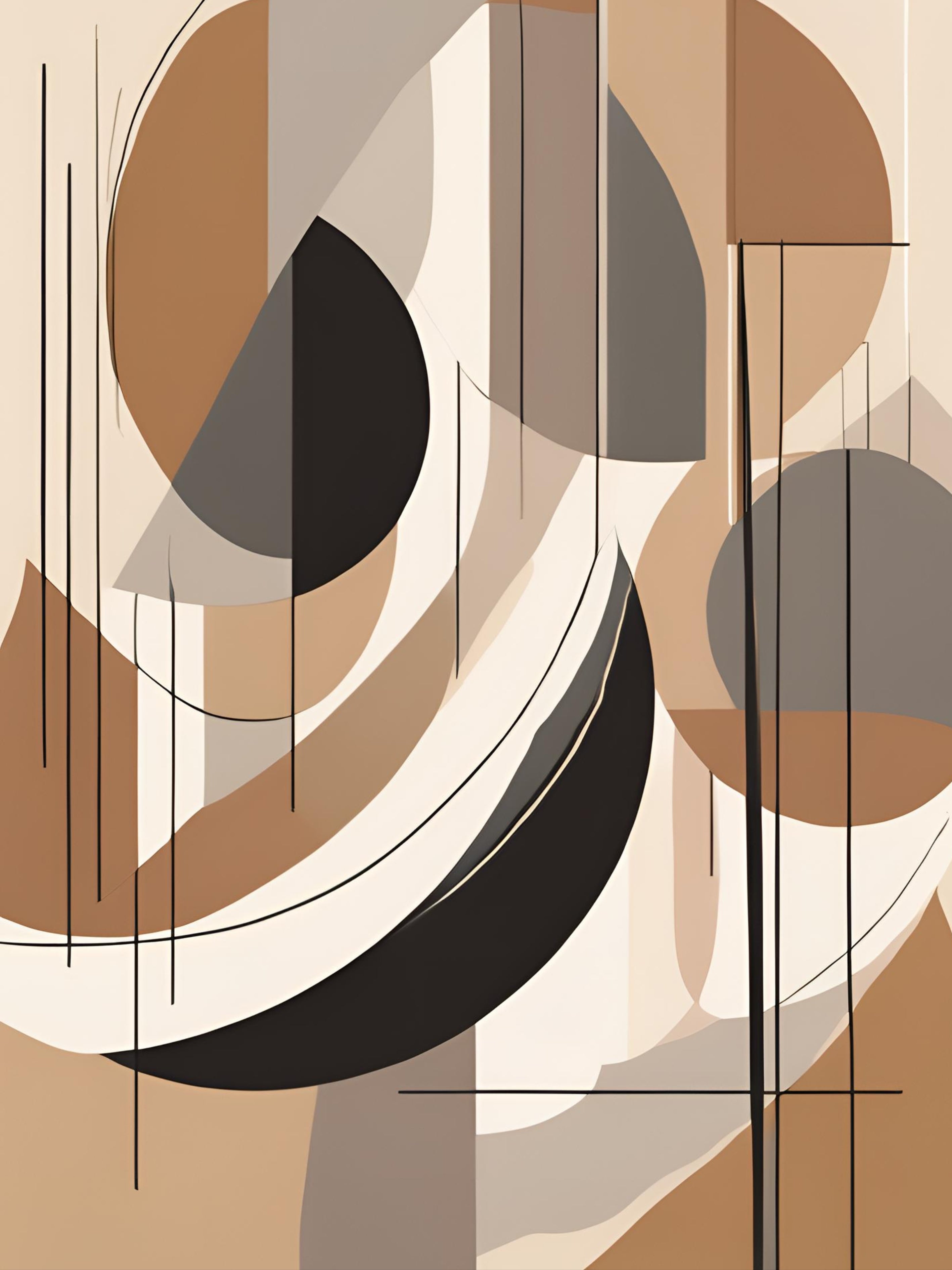 Beige Horizon Modern Kalm