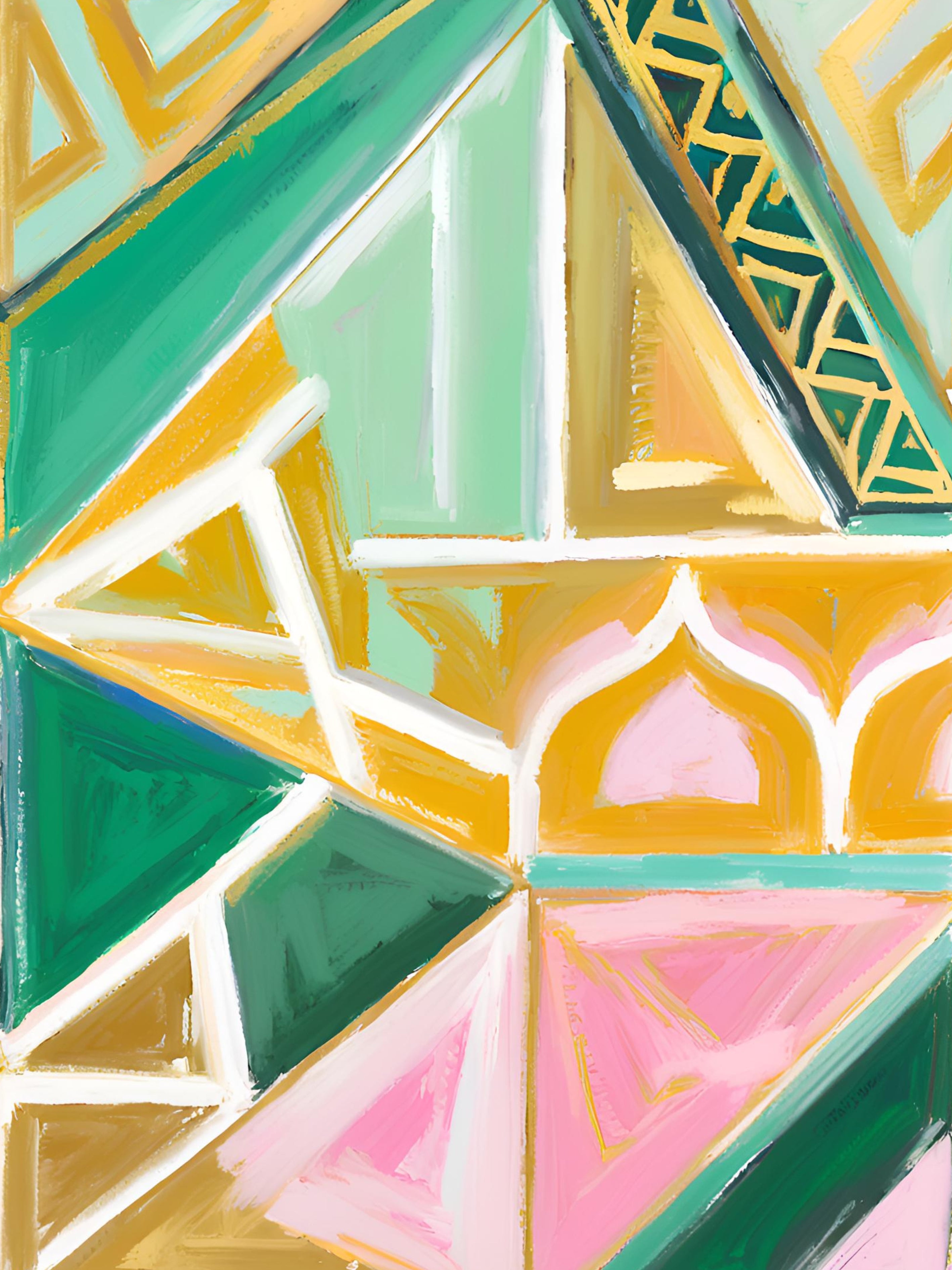 Smaragd Beweging Abstracte Vreugde