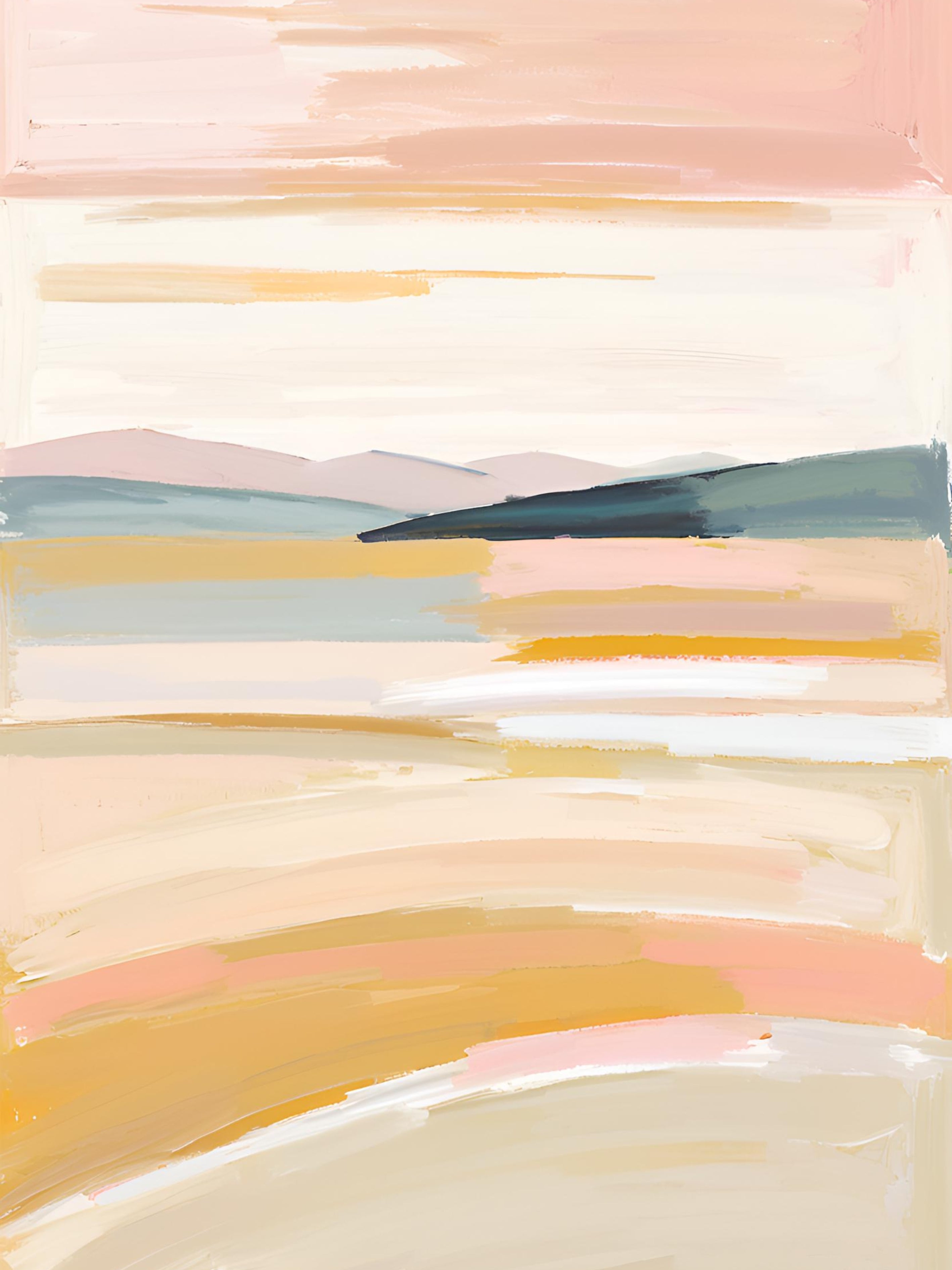Pastel Horizon Kalme Indruk