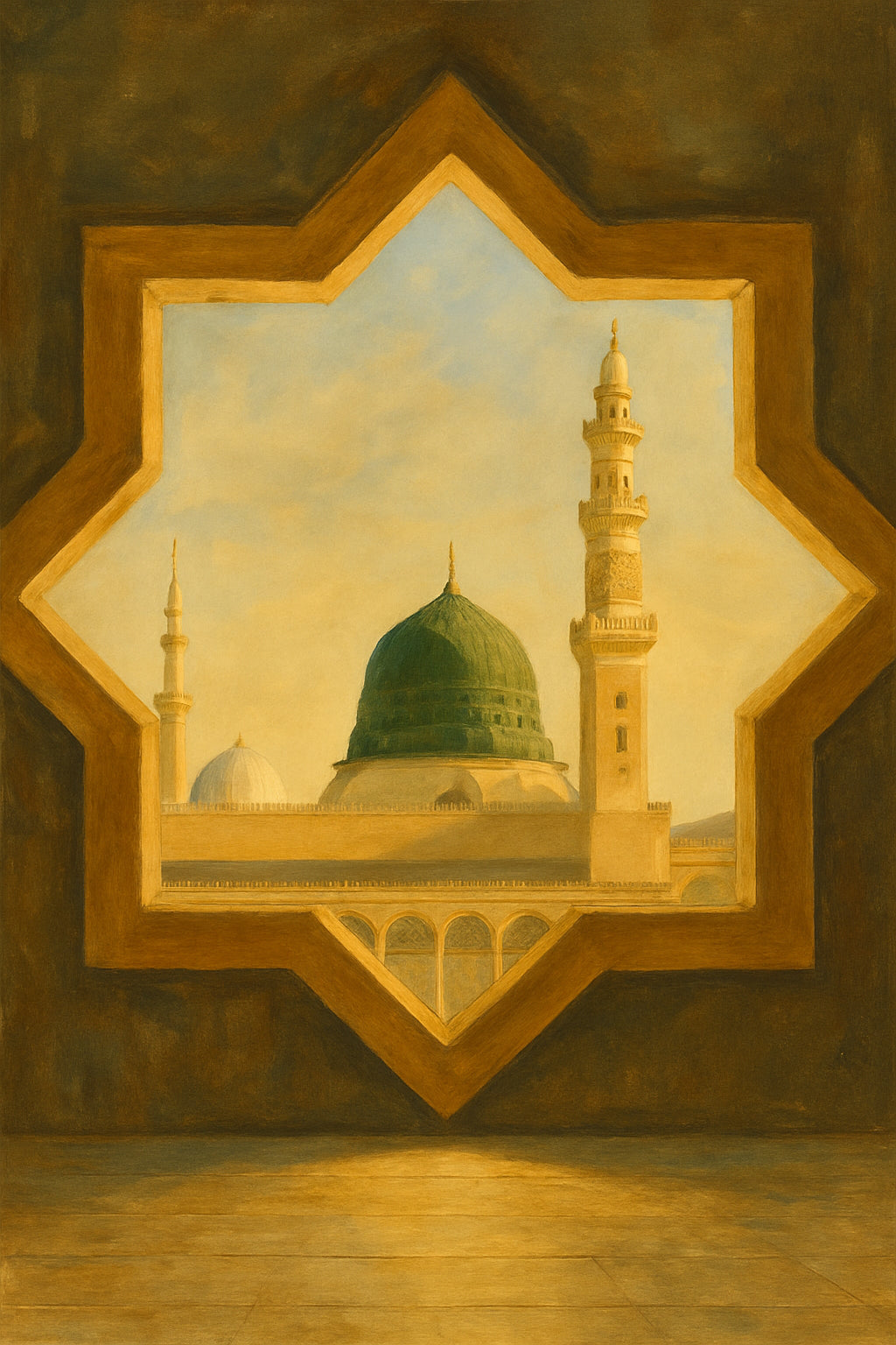 Golden Mosque Tranquility Refined