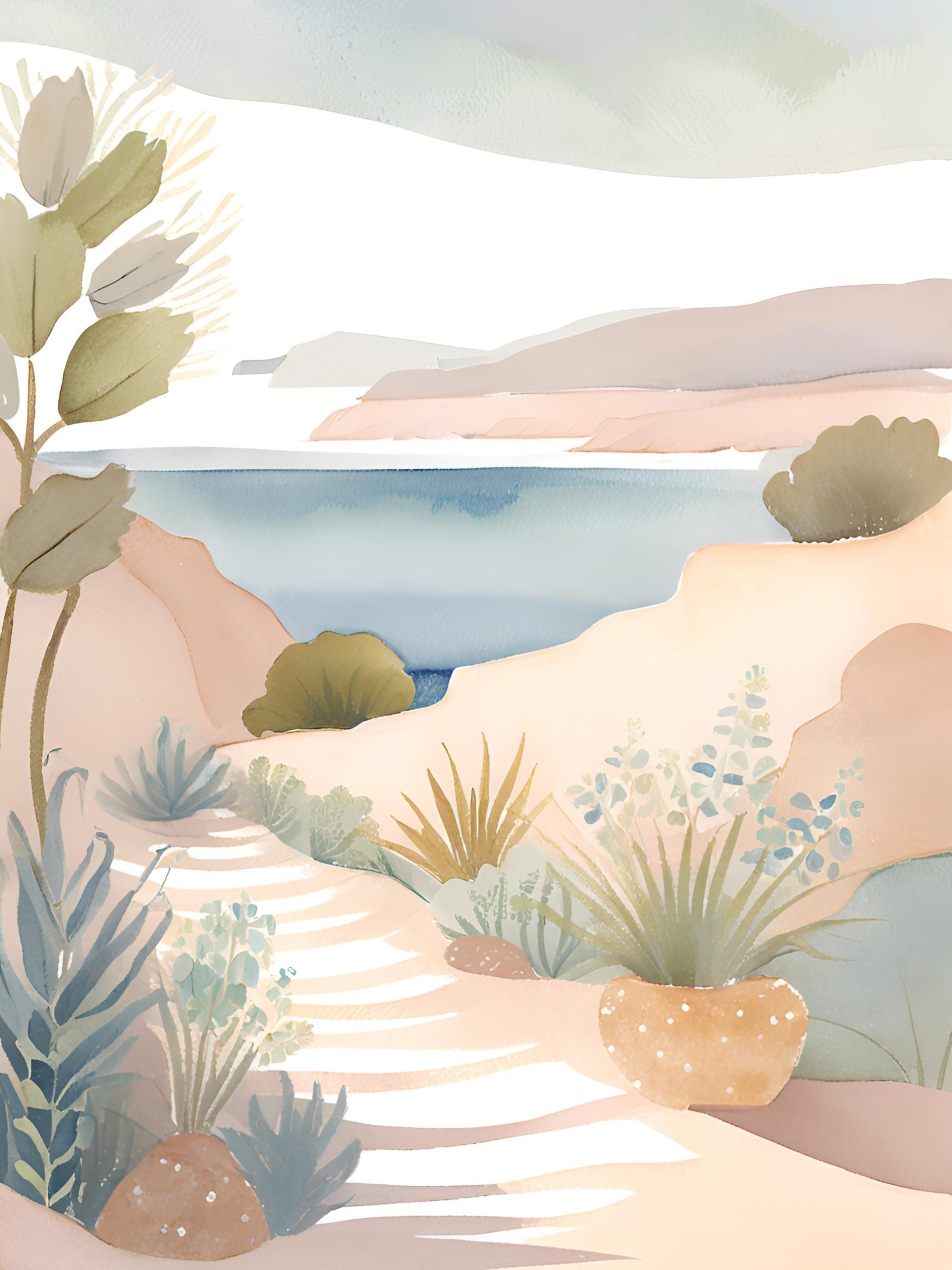 Pastel Horizon Moderne Verkenning