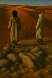 Walking in the dessert