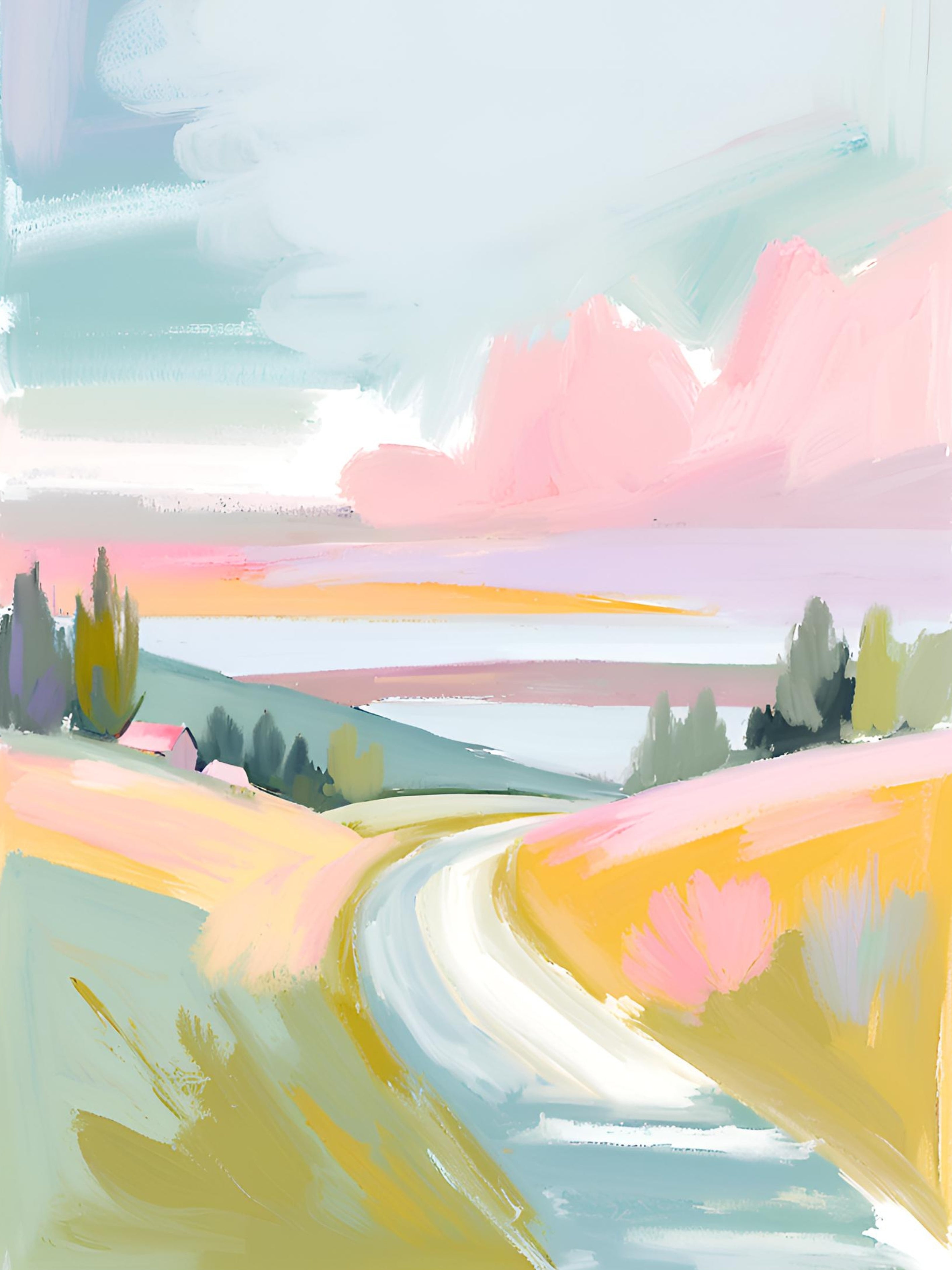 Pastel Horizon Modern Kalm