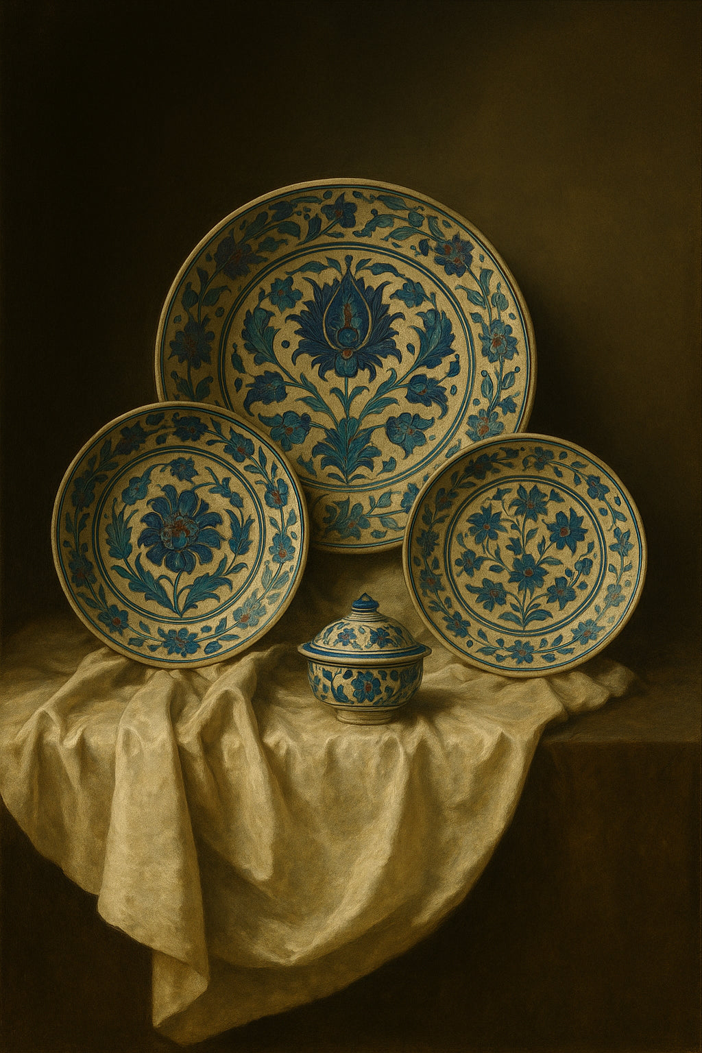 Cobalt Calm Antique Impression